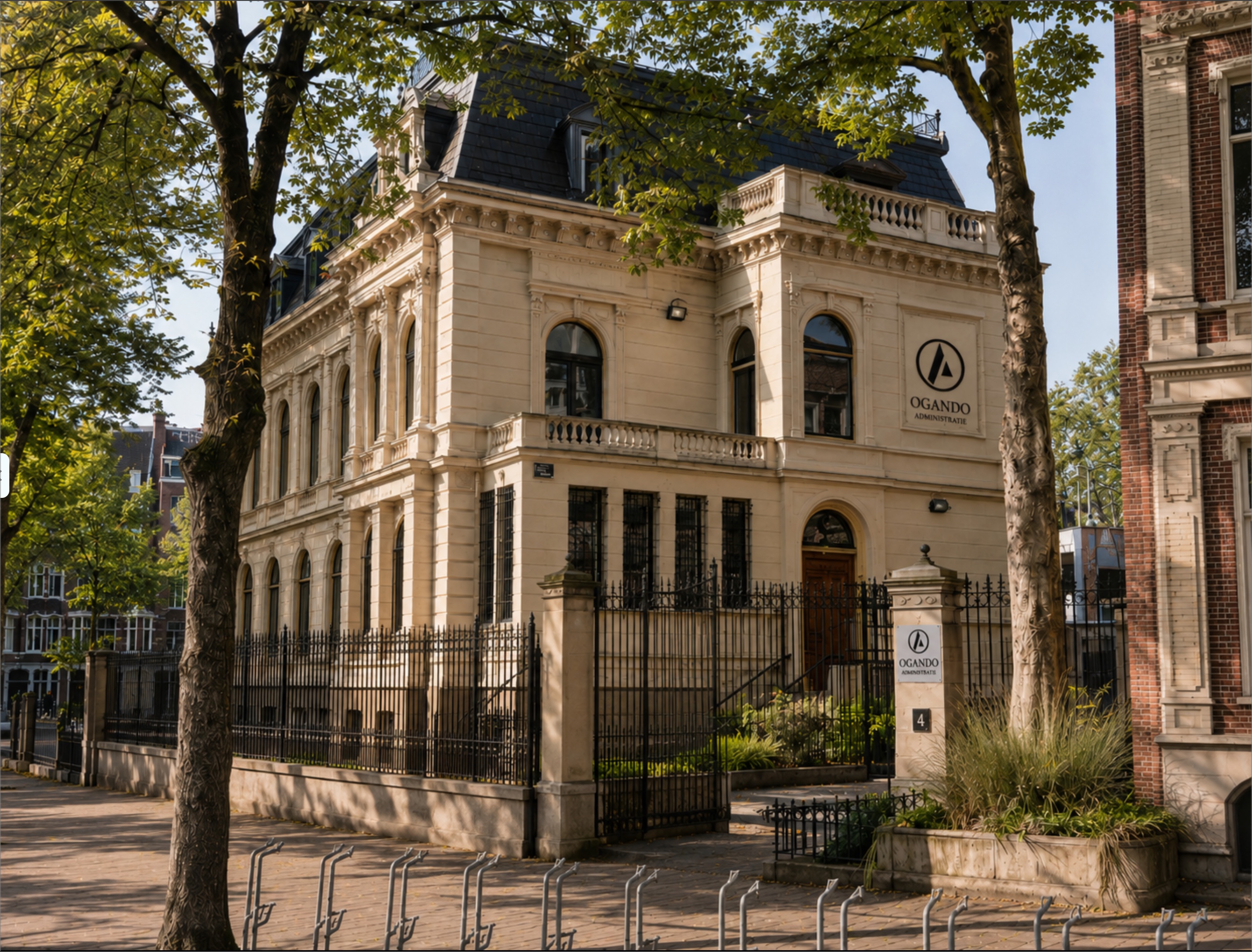 Het kantoor van Ogando Administratie aan het Hereplein in Groningen